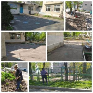 Salubrizarea, igienizarea, amenajarea terenurilor aferente/adiacente se face regulat pe teritoriul IET nr. 149, str. M. Sadoveanu, 4/4